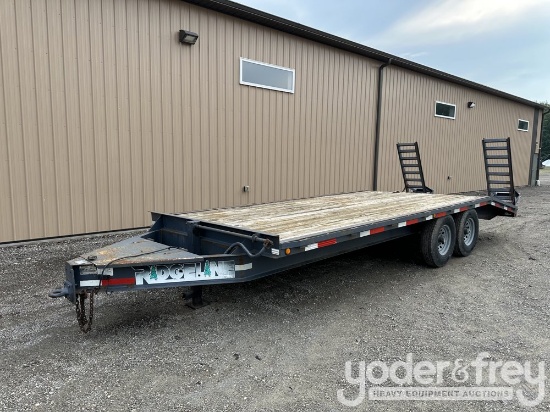 2007 Ridgeline 20' Deck Over Trailer c/w Ramps, 7K Axles