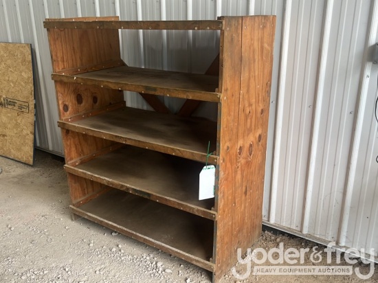 4 Tiered Wooden Shelf