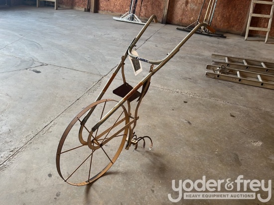 Push Plough, One Wheel