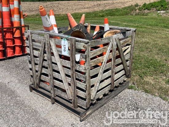 Orange Caution Cones