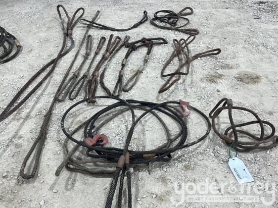 Misc Lifting Cables, Assorted Sizes