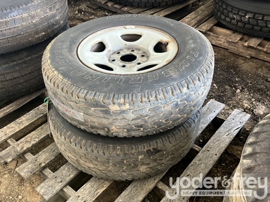Tires, LT245/75R16 Mounted (2 of)