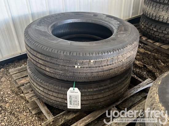 Tires, LT245/75R16 (1 Mounted, 1 Unmounted)