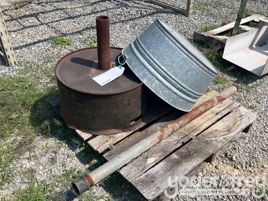 Round Metal Bins (2 of)