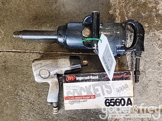 Pneumatic Impact Guns c/w Sockets (2 of)