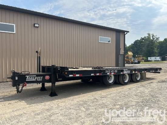 2015 Trailboss 27' Tilt Trailer, 25 Ton, Air Brakes, 62,140lb GVWR
