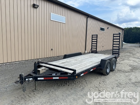 2011 Ridgeline 18' Trailer c/w Ramps, 7K Axles