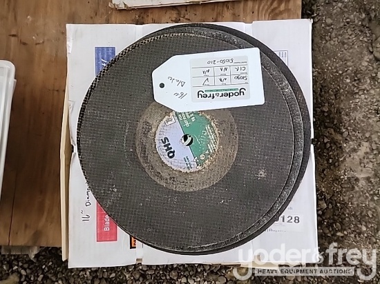 Misc 16" Cutting Blades, Unused/Used, Diamond and Other