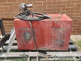 140 Gal. Metal Diesel Tank c/w Pump