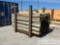 Wooden Posts, Assorted, c/w Metal Frames