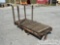 Wooden Floor Truck, w/Posts
