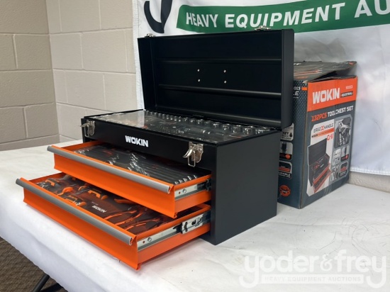 Unused Wokin 132pc SAE/Metric Tool Kit c/w Chest