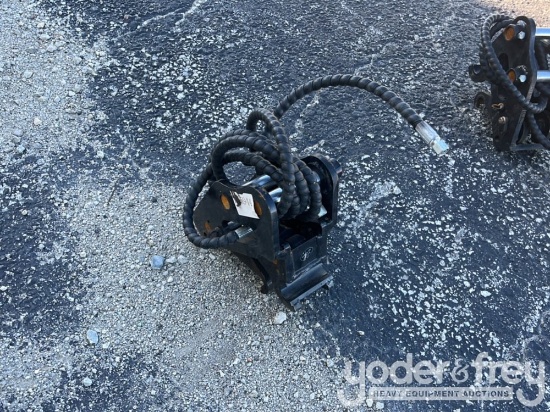 Unused Miva Hydaulic Quick Hitch 1" Pin Diameter to suit 1-3 Ton Mini Excavator