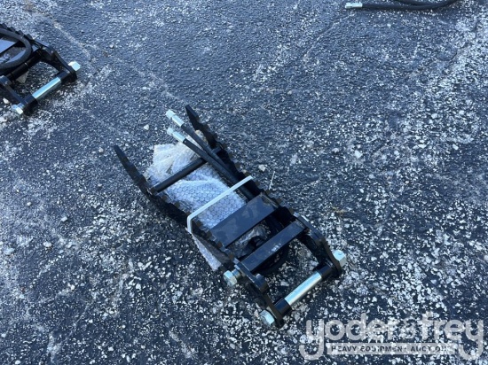 Unused Miva Hydraulic Thumb to suit 1-3 Ton Excavator, Pin Dia 1"