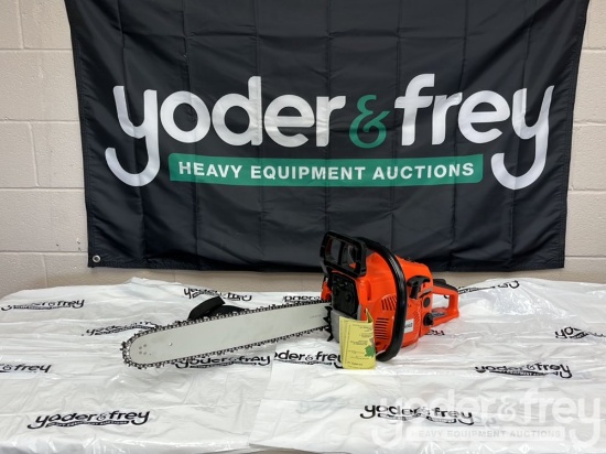Newly Manufactured 5800 Chainsaw, 58cc 20”...... Bar and Full Chisel Chain. Per Consigner: Custom Pr