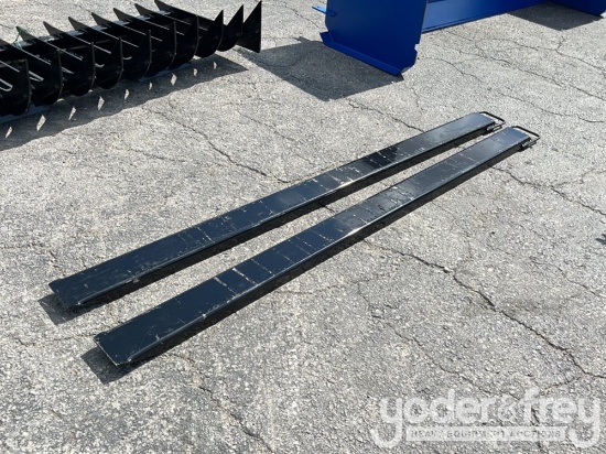 Unused 84" Light Duty Fork Extensions