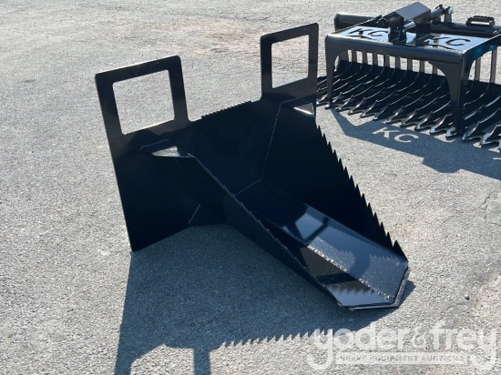 Unused 40" Skid Steer Spade Bucket to suit Skidsteer