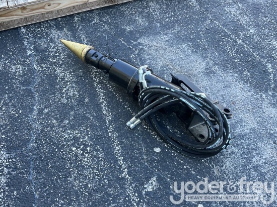 Unused Hydraulic Wood Drill to suit 1 to 3 Ton Excavator