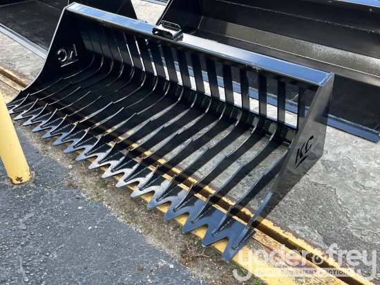 Unused 76" Skeleton Bucket High Side to suit Skidsteer