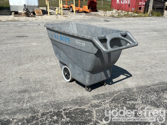 Rubbermaid Trash Cart, Wheeled