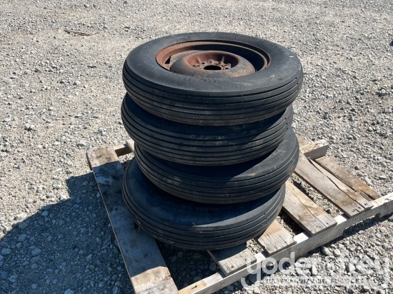 Tires, Grooved Implement Type 6.00-16 (4 of)