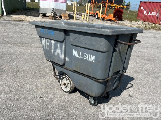 Rubbermaid Trash Cart, Wheeled