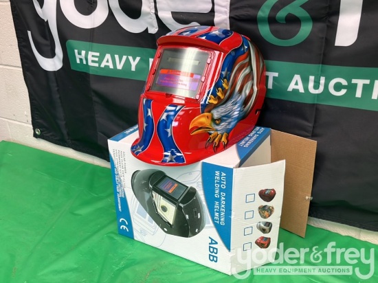 Unused Auto Darkening Welding Helmet