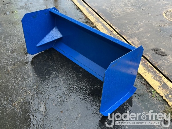 Unused 50" Light Duty Snow Pusher to suit Mini Skidsteer