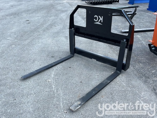 Unused 42" Forks to suit Skidsteer