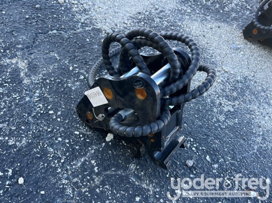 Unused Miva Hydaulic Quick Hitch 1" Pin Diameter to suit 1-3 Ton Mini Excavator