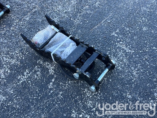 Unused Miva Hydraulic Thumb to suit 1-3 Ton Excavator, Pin Dia 1"