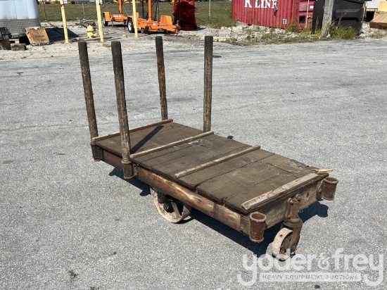 Wooden Floor Truck, w/Posts