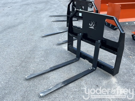 Unused 42" Forks to suit Skidsteer