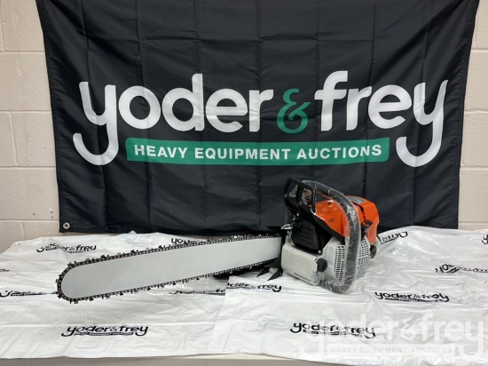 Newly Manufactured 660 Chainsaw, 92cc 28”...... Bar and Full Chisel Chain. Per Consigner: Custom Pro