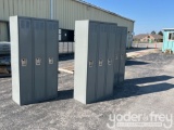 72 x 36 Metal Locker Trio Sets (3 of)