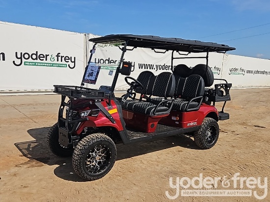 Unused Spark Electric 6 Seater Golf Cart