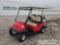 Club Car Golf Cart, Red (Not Running)