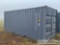 20' Container, Forklift Pockets UnUsed