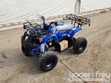 Unused 125 Cc Atv 4 Stroke W/ Elec Start, Remote Control Speed Limiter / Kill Switch
