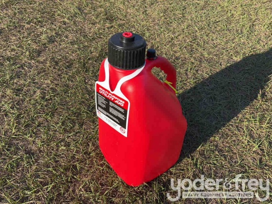 Unused 5 Gal Liquid Utility Jug- Red