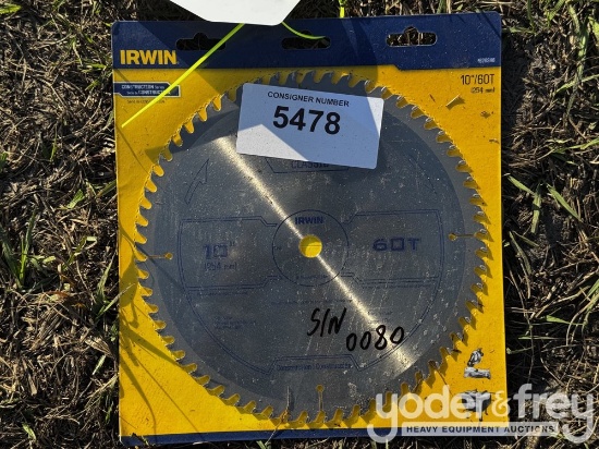 Unused Irwin  Blade 10"  60T