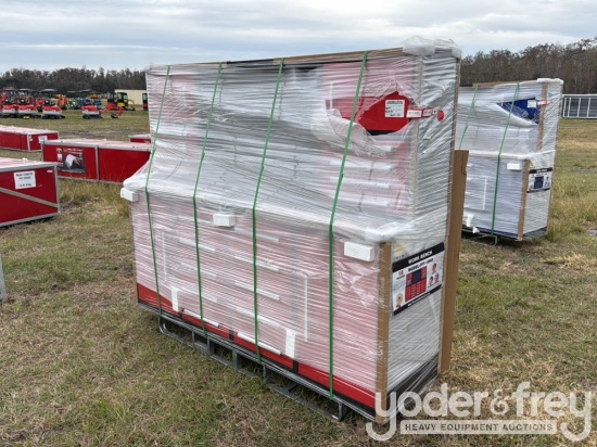 Unused Steelman 7' Bench c/w 18 Drawers, Packed in Plastics, Drawers c/w Lock, Anti-Slip Inners, Usi