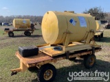 325 Gallon Trailer Mounted Fuel Tank, 12 Volt Pump, Hose & Nozzle