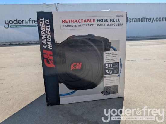 Campbell Hausfeld Auto Air Hose Reel 3/8" X 50 Ft