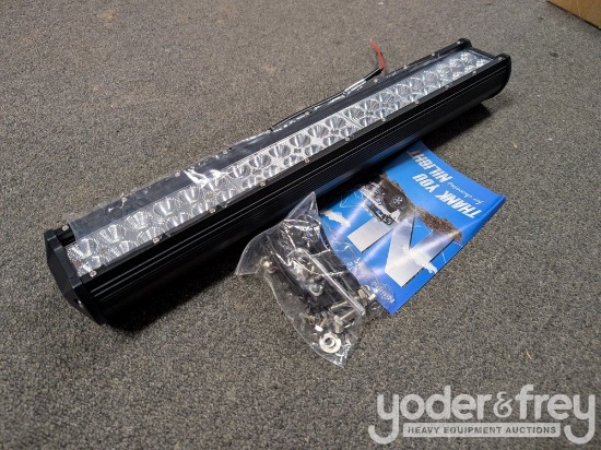 Unused 20" 180W Combo Beam LED Light Bar, Mounting Brackets, IP68 Waterproof
