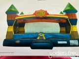14 X14 Rainbow Inflatable Wet/Dry Combo Bounce House c/w Blower