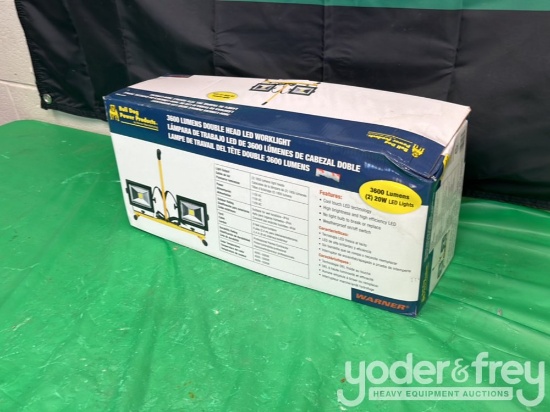 Unused Bulldog Dual Head LED Work Light