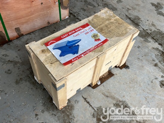 Unused 200lb Cast Iron Anvil