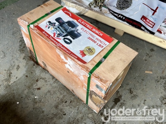 Unused 20,000lb Electric Winch