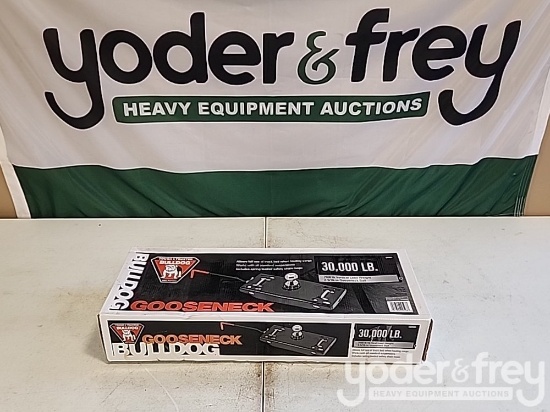 Unused Bulldog Gooseneck Hide Away Hitch 30,000Lbs